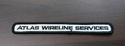 ATLAS WIRELINE SERVICES Oil & Gas Company coser en parche 6.5"x.75"  Foto 1 de 3