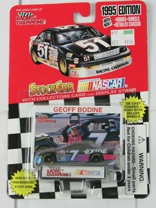 Racing Champions StockCar 1995 Edición #7 Geoff Bodine Exide Negro - Imagen 1 de 4