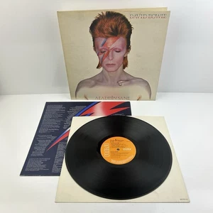 David Bowie Aladdin Sane Vinyl LP EX/EX 1973 3T 3T Record Album Inner RS 1001 - Picture 1 of 24