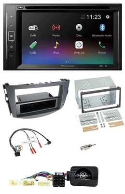 Pioneer Bluetooth Lenkrad USB 2DIN DAB DVD Autoradio für Toyota RAV 4 2006-2011 - Bild 1 von 4