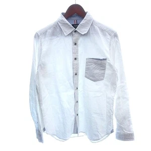BEAMS HEART Sencolor Shirt Long Sleeve M White AU Used 11af99a0afab112343164696e - Picture 1 of 7