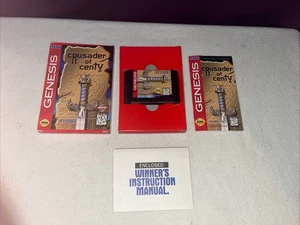 Crusader of Centy (Sega Genesis, 1994) CIB completo di scatola con manuale e inserto - Foto 1 di 23