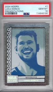 2024 Panini Hoops Luka Doncic #1 Presentations PSA 10 - Bild 1 von 2