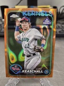 Luke Keaschall 2024 Topps Pro debut cromo naranja/25 #PDC-125 gemelos - Imagen 1 de 2