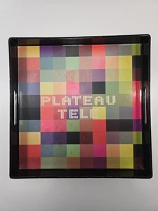 French Melamine Tray, Geometric Design 70's Plateau Tele. Good Vintage Condition - Picture 1 of 11