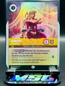 Disney Lorcana Fabled Aurora Holding Court Epic Foil 206/204 - Picture 1 of 2