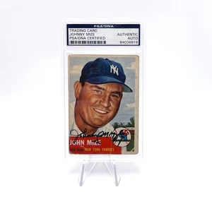 Johnny Mize 1953 Topps #77 HOF Autograph New York Yankees PSA/DNA Auto - Bild 1 von 4