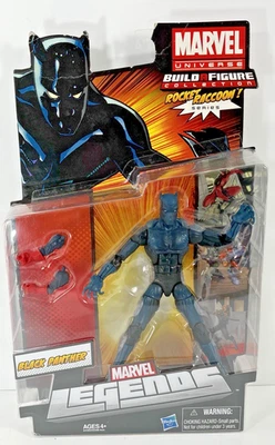 Marvel Legends Black Panther From Rocket Raccoon Build A Figure Wave 2012, nuevo Foto 1 de 4