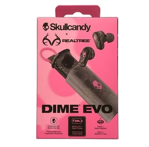 Skullcandy Dime Evo  Wireless Headphone Realtree Camo Camoflage Edition Pink - Picture 1 of 6