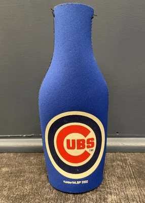 Portabotellas aislante con cremallera Chicago Cubs MLB Koozie Coozie 2002 Foto 1 de 4