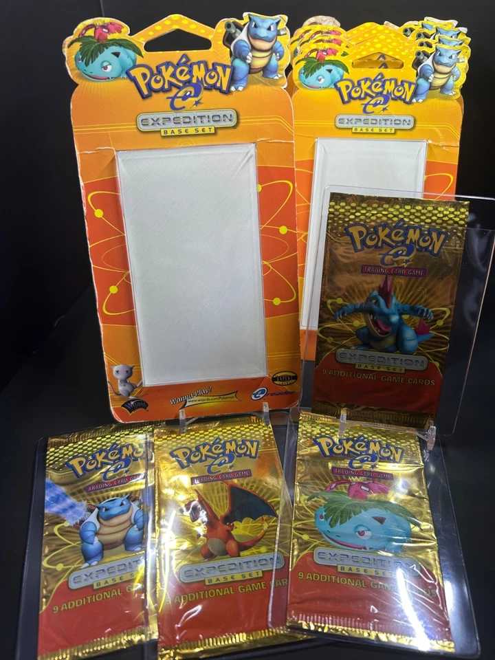 ☘️🔥💧⚡️ EXPEDITION Set Empty BLISTER Booster Pack⚡️💧🔥☘️ WIZARDS OF THE COAST - Image 1 of 1