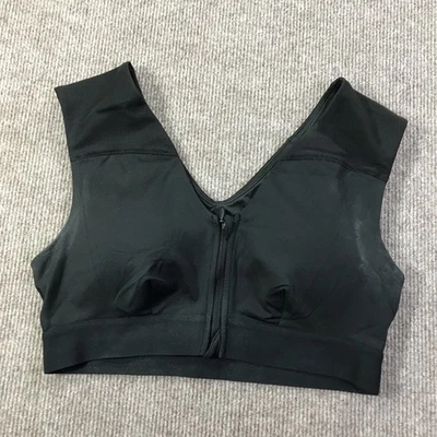 Tommie Copper Bra Womens Large Shoulder Support Znergy Compression Zip Front - Image 1 of 4