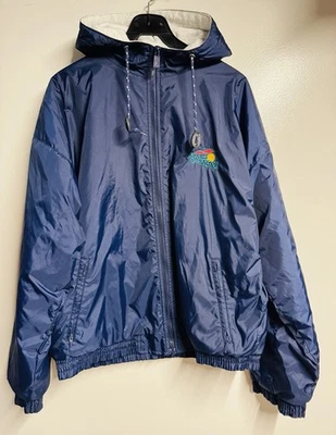 Navy Gear For Sports Kitty Hawk Kites Full Zip Windbreaker Hoodie Men’s L - Image 1 of 4