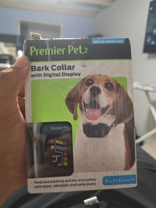 Premier Pet Bark Collar w/ Digital Display Quick & Safe Bark Reduction - Picture 1 of 2