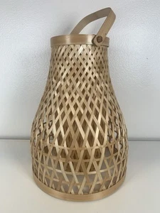 Ikea MISTERHULT Table Lamp Hand-Woven Bamboo 14" - Shade ONLY - Picture 1 of 3