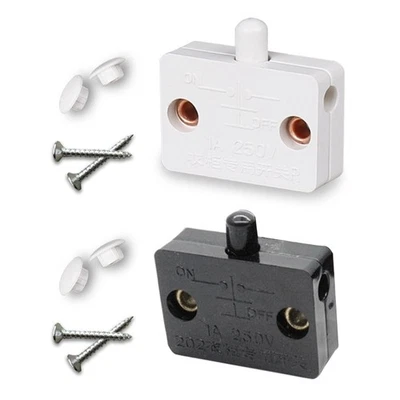 10 PCS Closet Cabinet Light Switch Automatic Reset Switch for Household Cabinet - Image 1 of 4