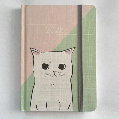 Taschenkalender 2026 Planer Timer Kalender A6, Motiv: Katze - Bild 1 von 4
