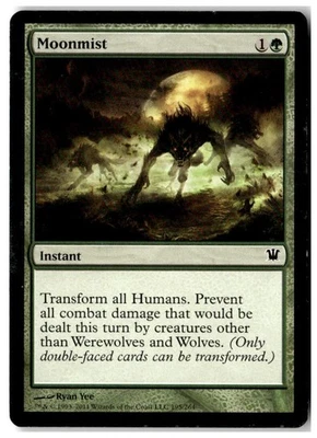 MTG Moonmist - Innistrad Moderately Played English - Image 1 of 2