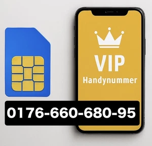 O2 Handy SIM Karte | Top Rufnummer | Einfache Goldene Premium Telefonnummer - Bild 1 von 2