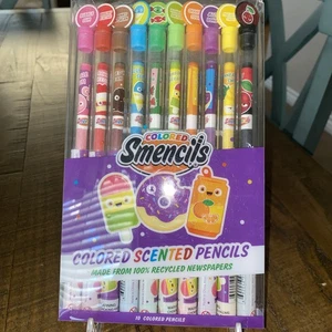 Colored Smencils Patented Gourmet Scented Colored Pencils Made From Recycled New - Picture 1 of 5
