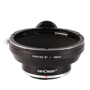 Pentax67 mount lens - Nikon F mount conversion / K&F Concept Lens Mount Adapter - Picture 1 of 6