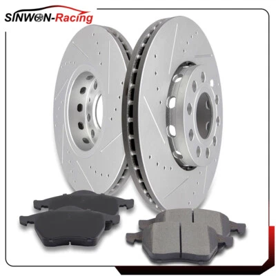 Керамические колодки передних тормозных дисков для 1999 - 2004 Audi A4 1998 - 01 A6 2WD Quattro - Изображение 1 из 4