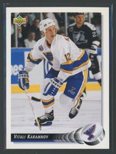 1992-93 Upper Deck Vitali Karamnov St. Louis Blues #510