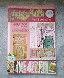 Debbi Moore entwirft Shabby Chic Paris Bookazin mit Papieren & Topper & CD Rom - Bild 1 von 2