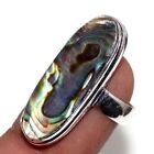 Abalone Shell 925 Silver Plated Handmade Ring Us 7 Promise Gift For Women Au L17