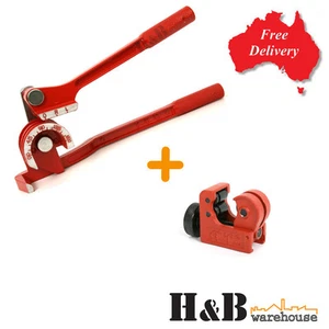3 IN 1 180° Tube Pipe Bender 1/4 " 5/16 " 3/8 " With Mini Tube Cutter - Picture 1 of 11