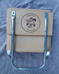 Vintage Western Michigan University WMU Foldable Stadium Seat Cushion Chair - Picture 1 of 16