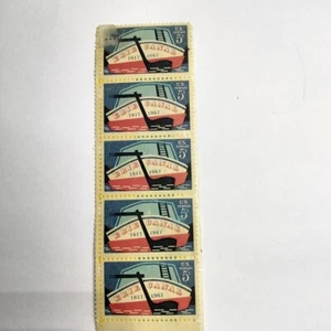 FRANCOBOLLI CANALE SERIE 1967, SET DI 5 - Foto 1 di 1