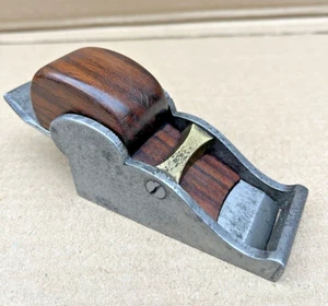 Edward Preston No.1348 Iron Chariot Plane Rosewood Wedge Removable Mouth Antique - Picture 1 of 16