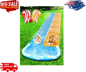 JOYIN 20ft x 62in Slip and Slide Water Slide with 2 Bodyboards, Summer Toy | AU - Picture 1 of 8