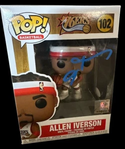 Allen Iverson signiert signiert Philadelphia 76ers #102 Funko Pop! (JSA) - Bild 1 von 6