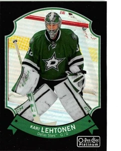 2014-15 O-Pee-Chee Platinum Retro Rainbow Black #39 Kari Lehtonen /100 - Picture 1 of 2