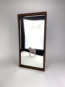 Teak Wandspiegel Spiegel Tabletdesign Mid Century Design 70s Retro Holz Vintage - Bild 1 von 12