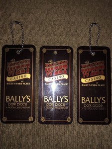 The Wild Wild West Casino Ballys Park Place MVP Card Set Of 3 Hilton Resort A.C.