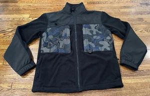 Billabong Jacket Men S Otis Carey Black Fleece Canyon Full Zip - Picture 1 of 10