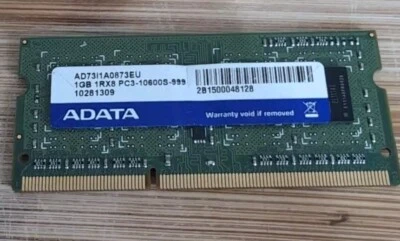 ADATA SO-DIMM 1GB 1RX8 PC310600S-999 - Image 1 of 2
