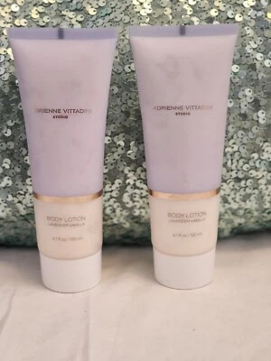 Лот из 2 лавандовых ванильных лосьонов Adrinne Vittadini 4,1 жидких унции каждый - Изображение 1 из 2