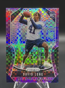 2019 Prizm Rookie Power Purple Prizm /49 David Long #386 Packers RC - Picture 1 of 2