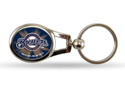 Milwaukee Brewers Oval Keychain Cover