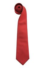 Mens Fashion Tie - Premier PR765 Red 'Colours' Tie - One Size [CT22]