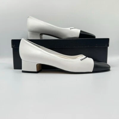 Rangoni Firenze Casual Womens Pump Blk & Wht Size 7 Made In Italy - Image 1 of 4