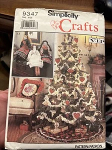 Simplicity CRAFT SEWING PATTERNS UNCUT Christmas Holiday Home Decor 9347 - Picture 1 of 2