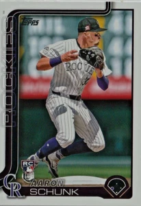 Aaron Schunk (RC) 2025 Topps Series 1 #196 Colorado Rockies MLB FREE SHIPPING - Picture 1 of 2