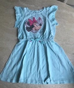 ROBE "DISNEY MINNIE C&A" VERT D'EAU - TAILLE : 116 - Bild 1 von 3