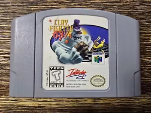 Clay Fighter 63 1/3 (Nintendo 64, 1997) - Loose Cartridge - Picture 1 of 3