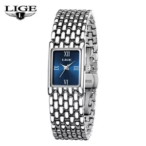 Ladies Luxury Quartz Watch Stainless Steel Waterproof Women Fashion Wristwatch - Picture 1 of 8